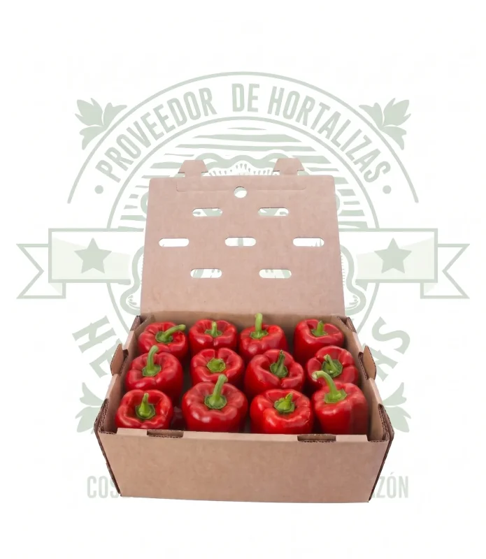 PIMIENTO MORRON ROJO CALIDAD (10kg aprox.)