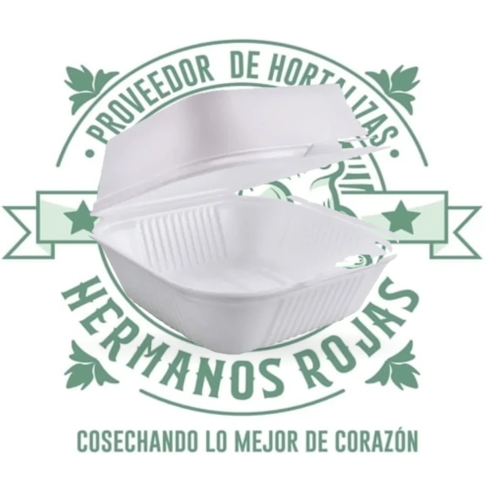 CHAROLA PARA HAMBURGUESA 50 pzas