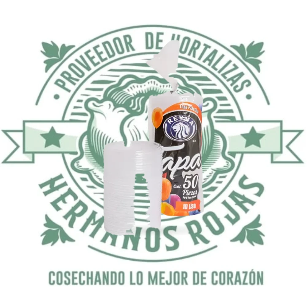 TAPA VASO TERMICO #8 100 PZAS