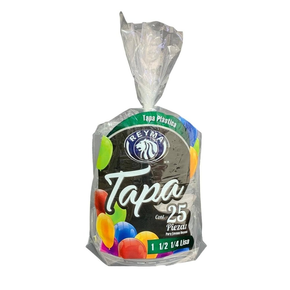TAPA PLASTICO REYMA 25 pzas